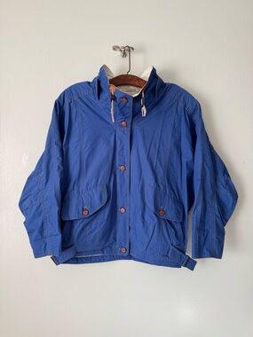 Vintage Blue Button Front London Fog Jacket.